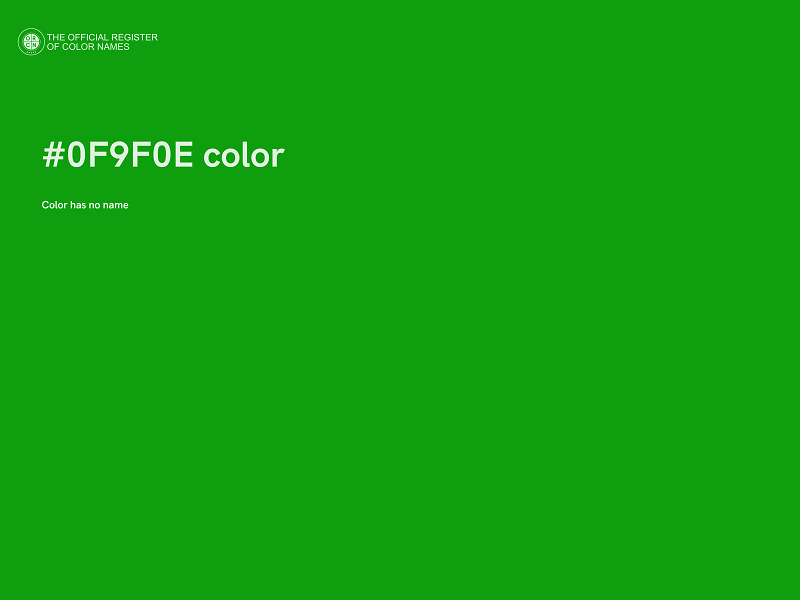 #0F9F0E color image