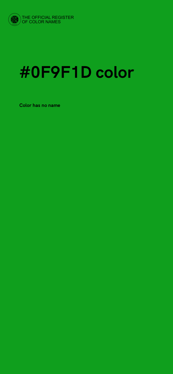 #0F9F1D color image