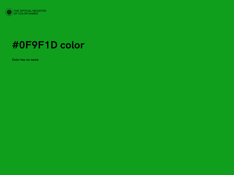 #0F9F1D color image