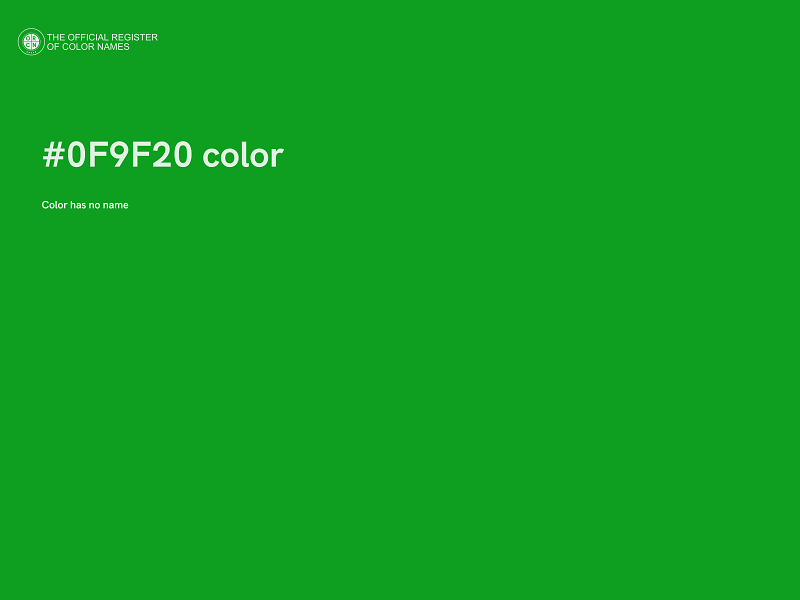 #0F9F20 color image