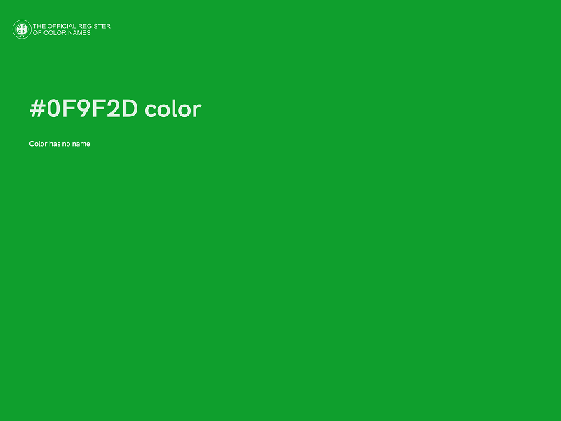 #0F9F2D color image