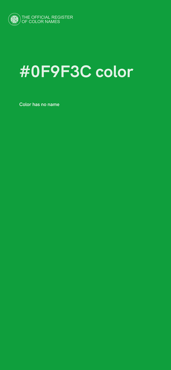 #0F9F3C color image