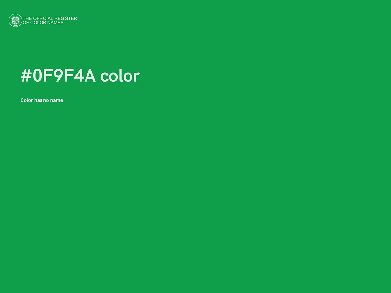 #0F9F4A color image