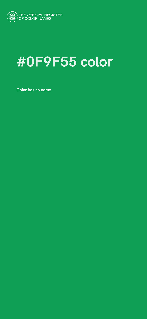 #0F9F55 color image