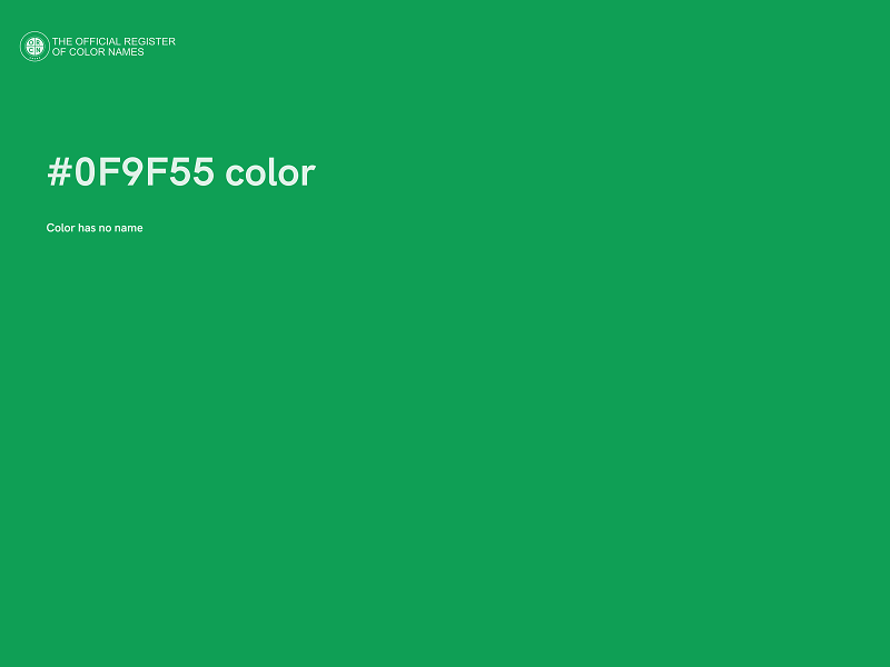 #0F9F55 color image