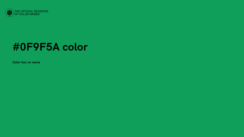 #0F9F5A color image