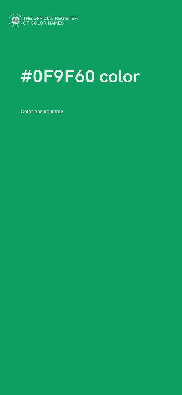 #0F9F60 color image