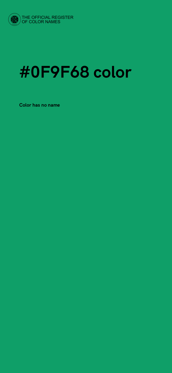#0F9F68 color image