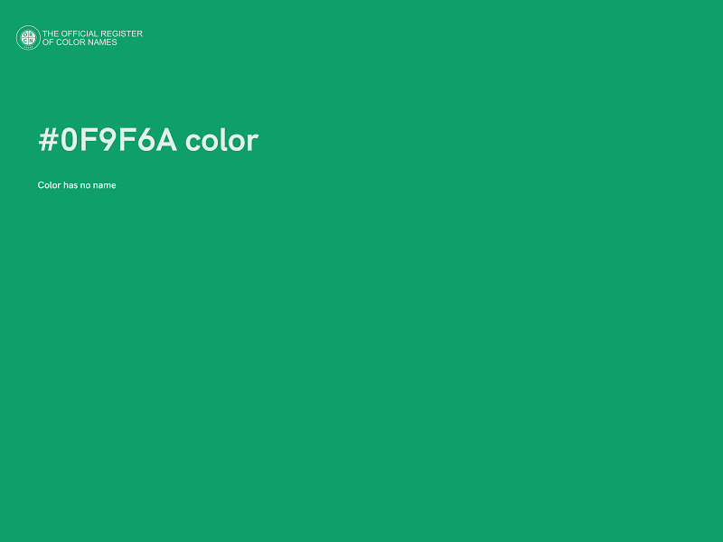 #0F9F6A color image