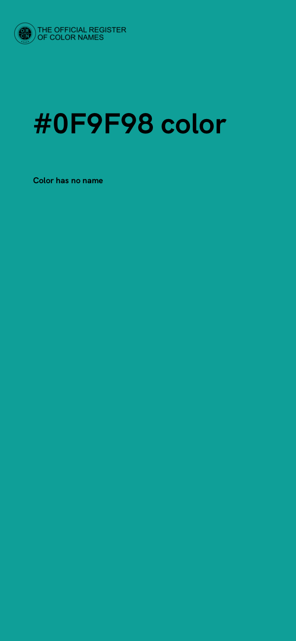 #0F9F98 color image