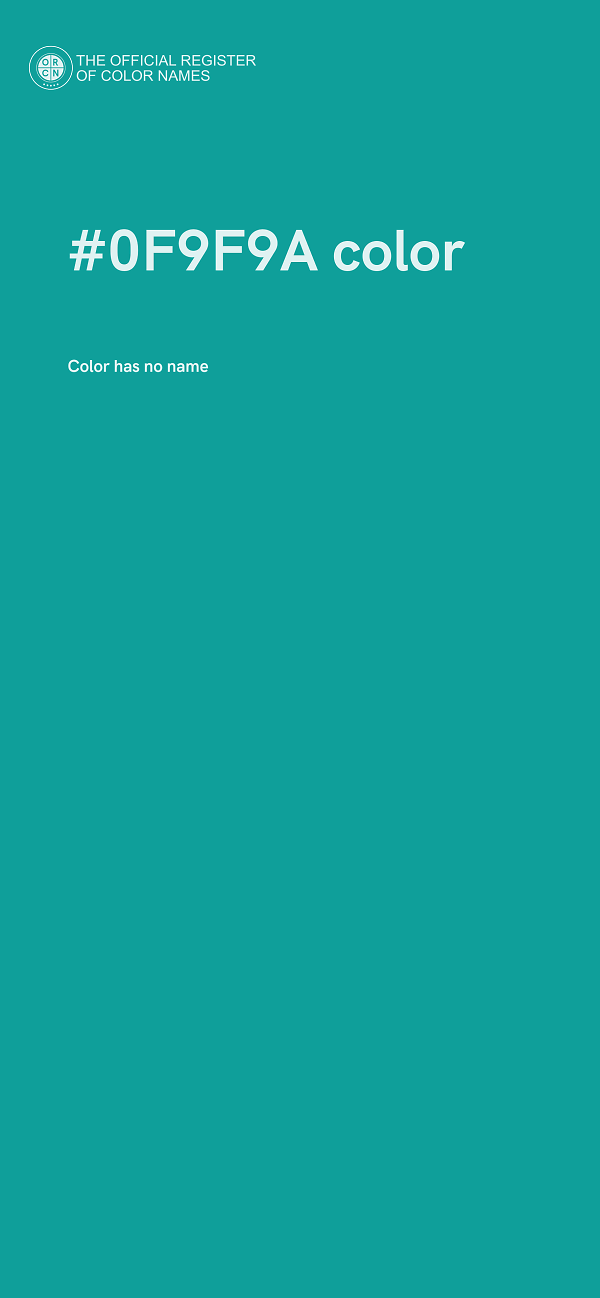 #0F9F9A color image
