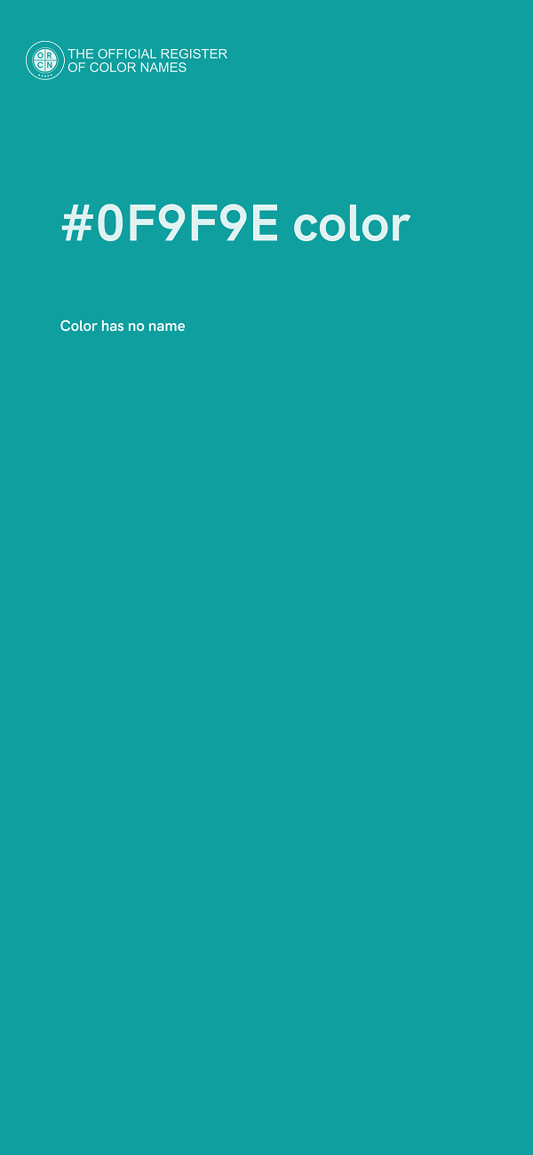#0F9F9E color image