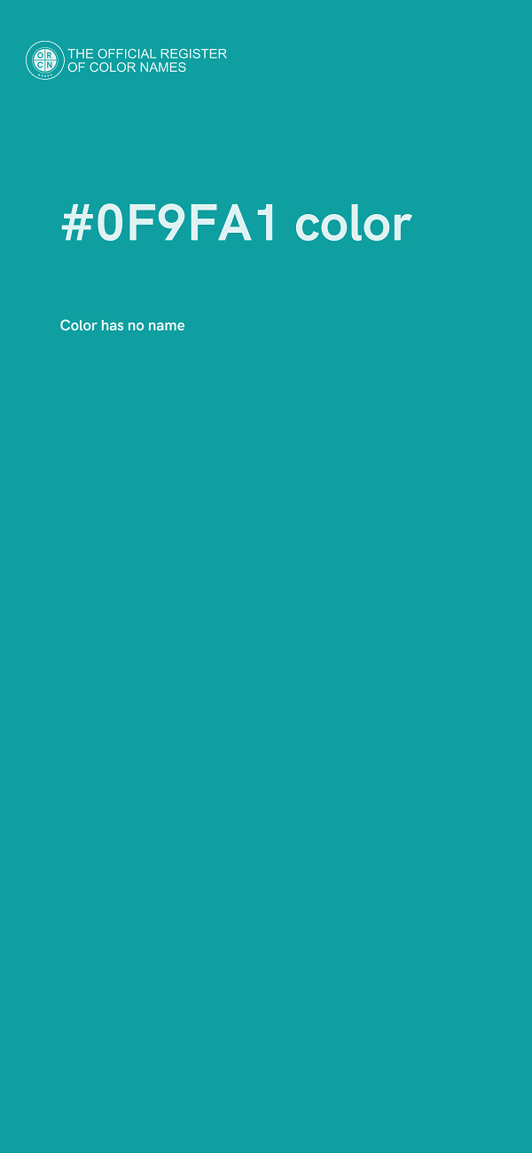 #0F9FA1 color image