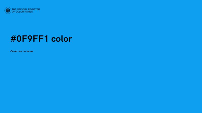 #0F9FF1 color image