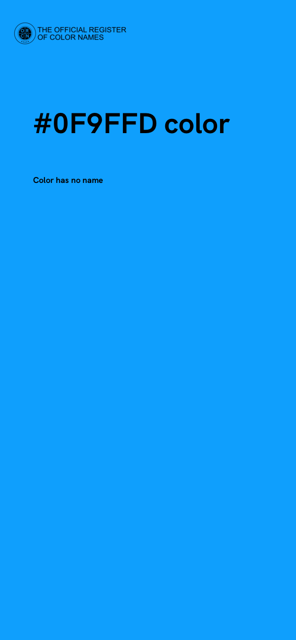 #0F9FFD color image