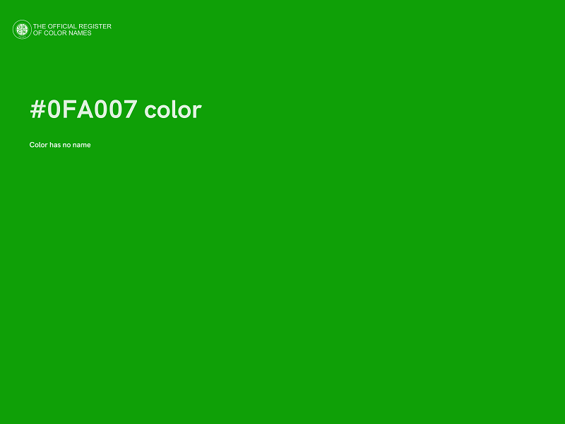 #0FA007 color image