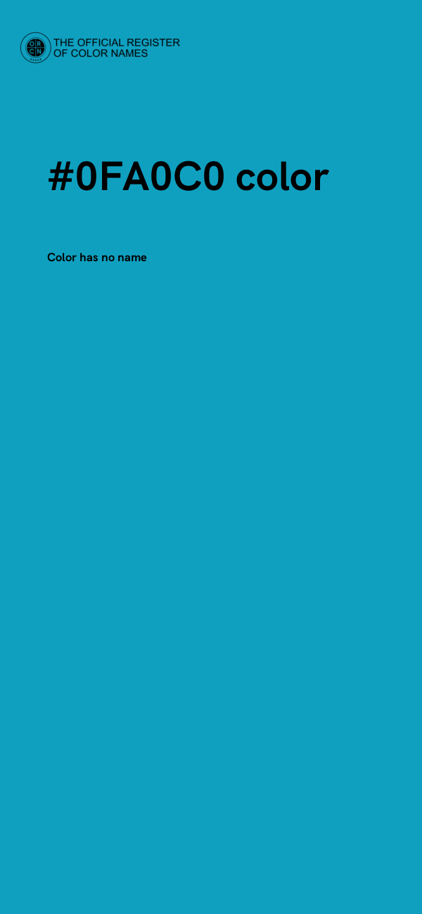 #0FA0C0 color image