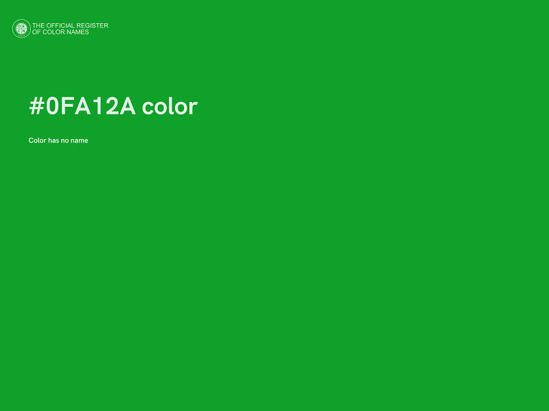 #0FA12A color image