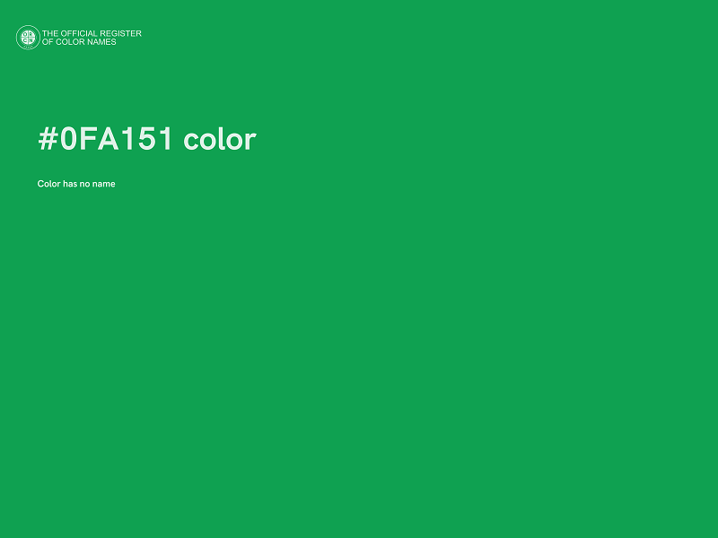 #0FA151 color image