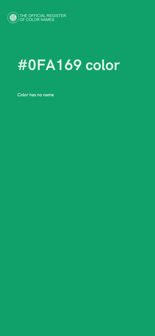 #0FA169 color image