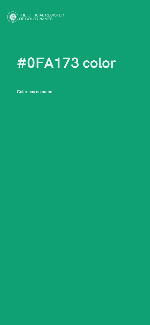 #0FA173 color image