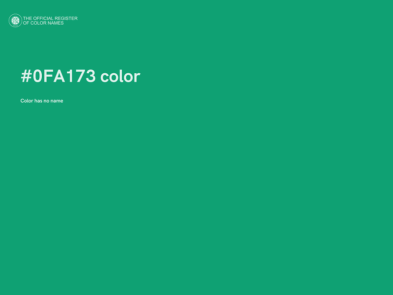 #0FA173 color image