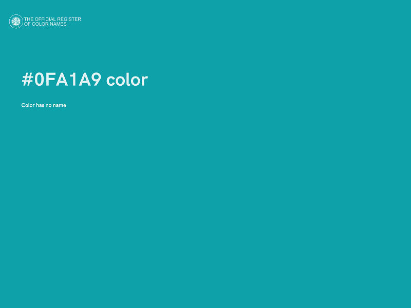 #0FA1A9 color image