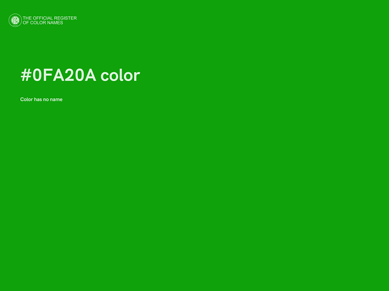 #0FA20A color image