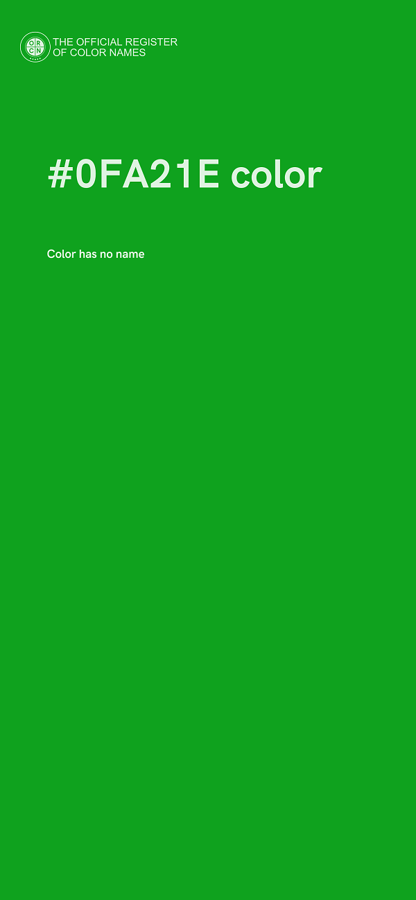 #0FA21E color image