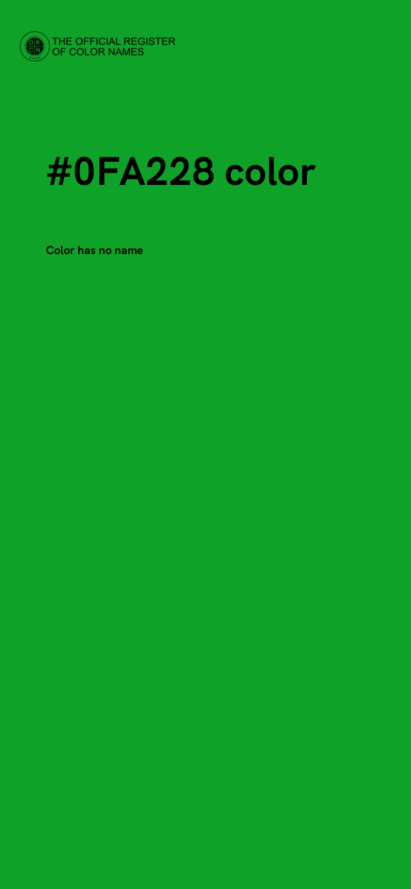 #0FA228 color image