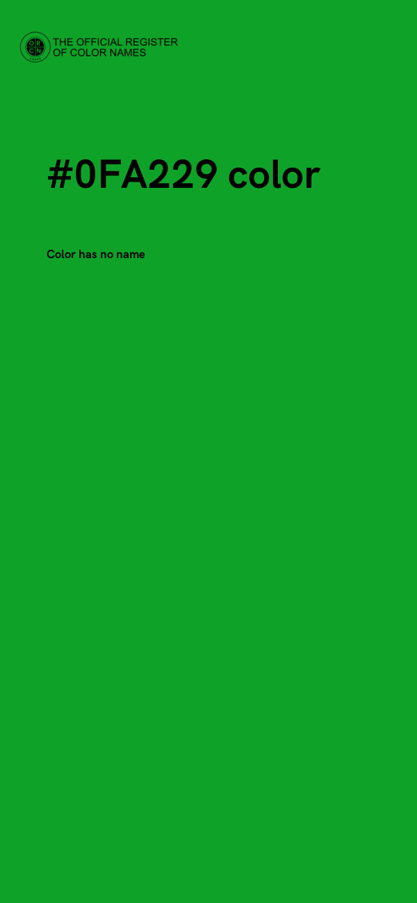 #0FA229 color image