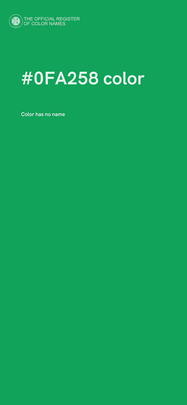 #0FA258 color image