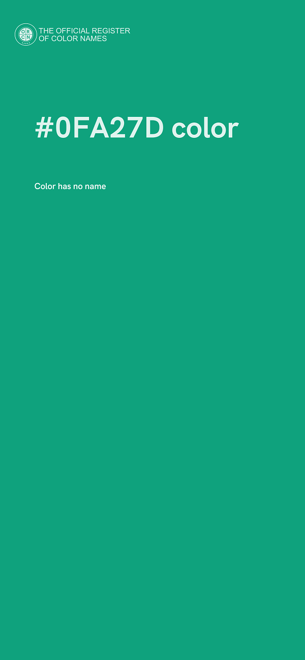 #0FA27D color image