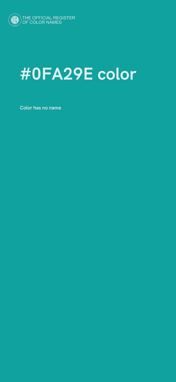#0FA29E color image