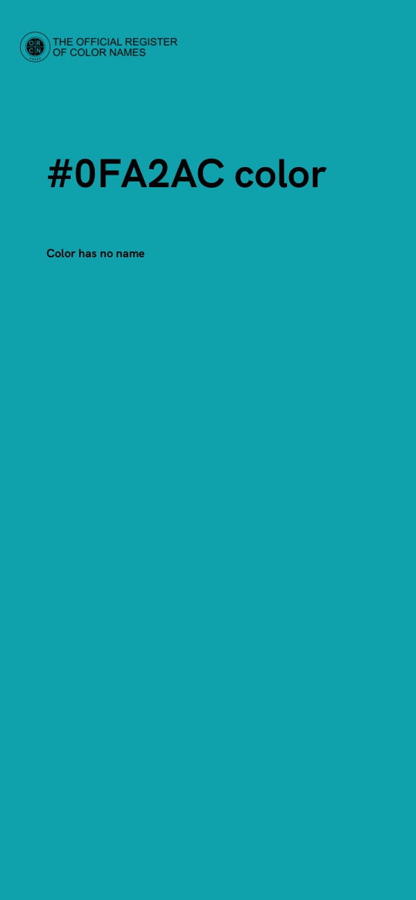 #0FA2AC color image