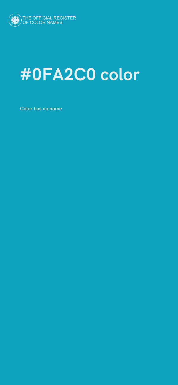 #0FA2C0 color image