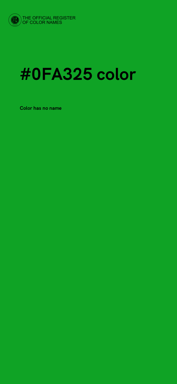 #0FA325 color image
