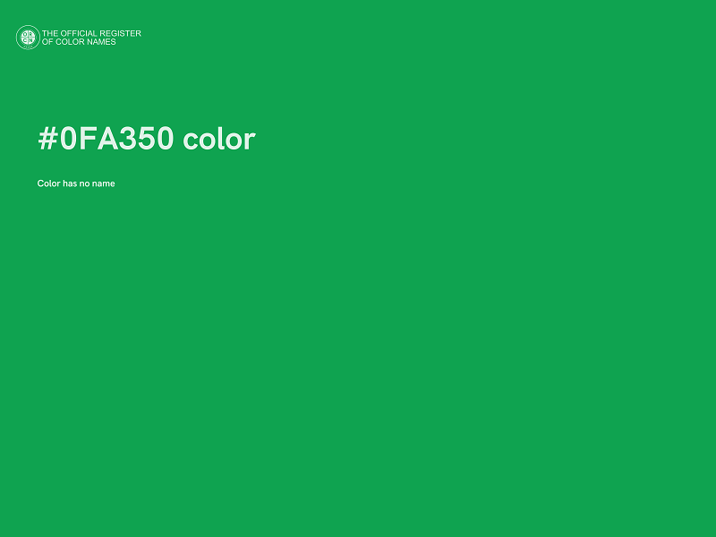 #0FA350 color image