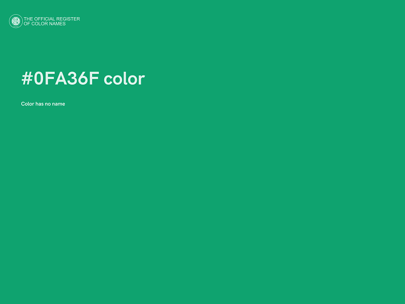 #0FA36F color image