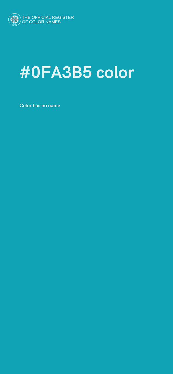 #0FA3B5 color image