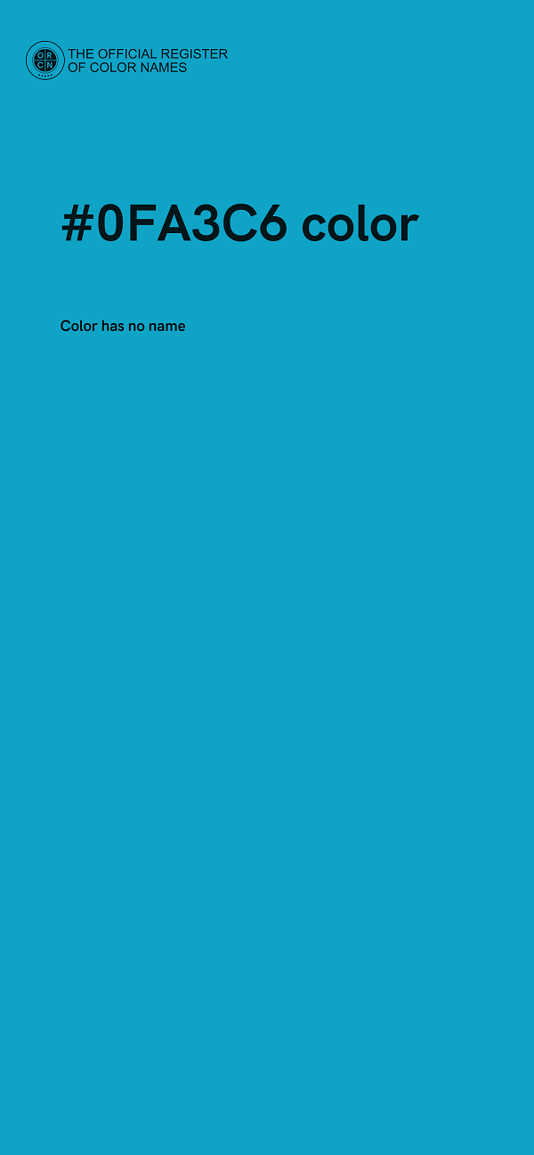 #0FA3C6 color image