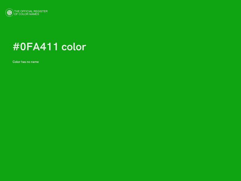 #0FA411 color image