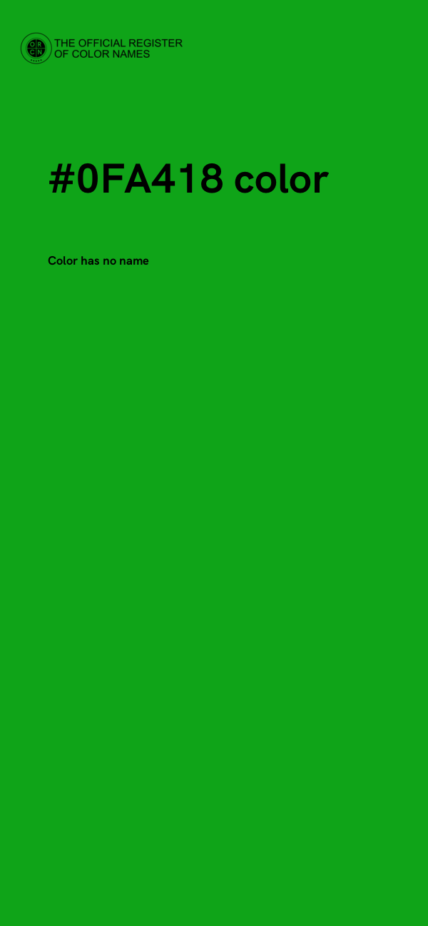 #0FA418 color image
