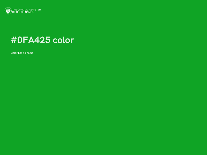 #0FA425 color image