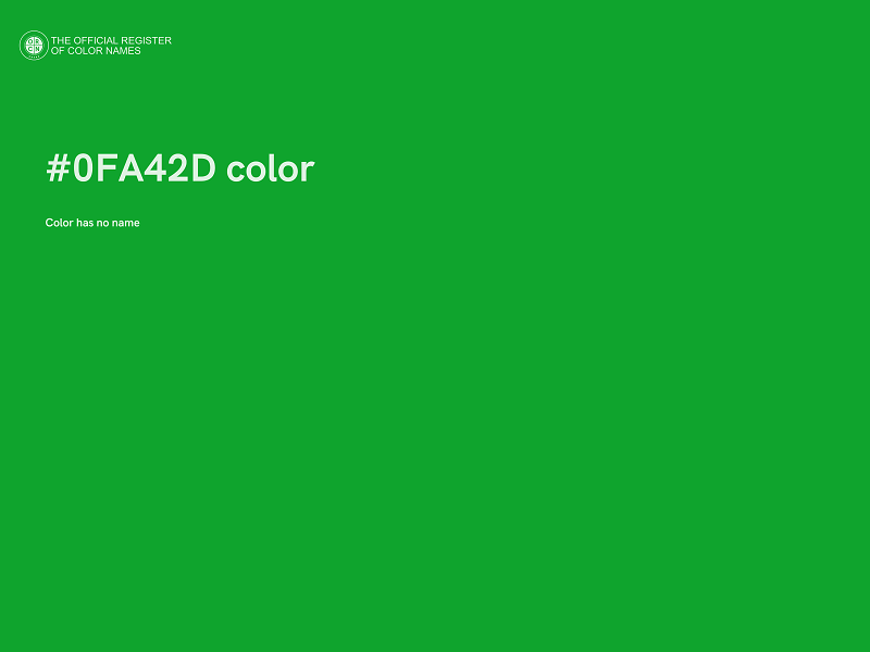 #0FA42D color image