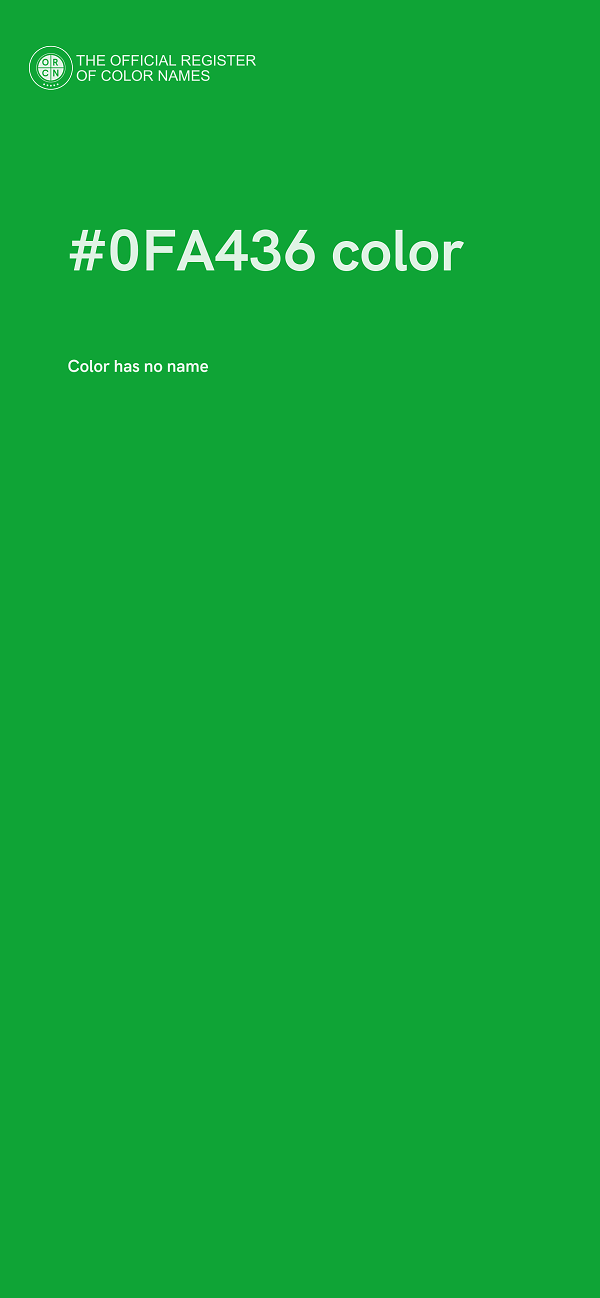 #0FA436 color image