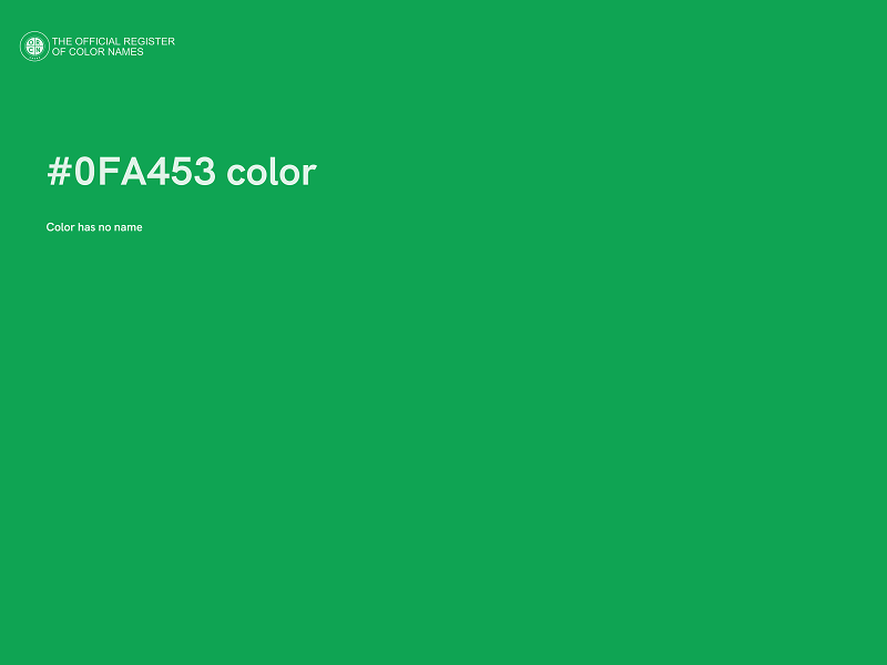 #0FA453 color image