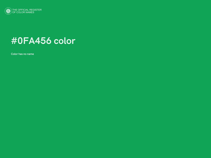 #0FA456 color image