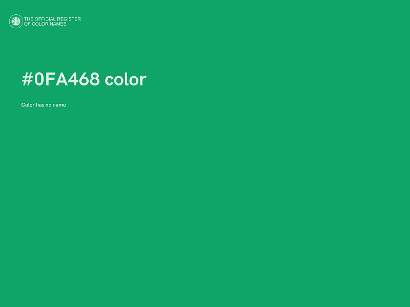 #0FA468 color image