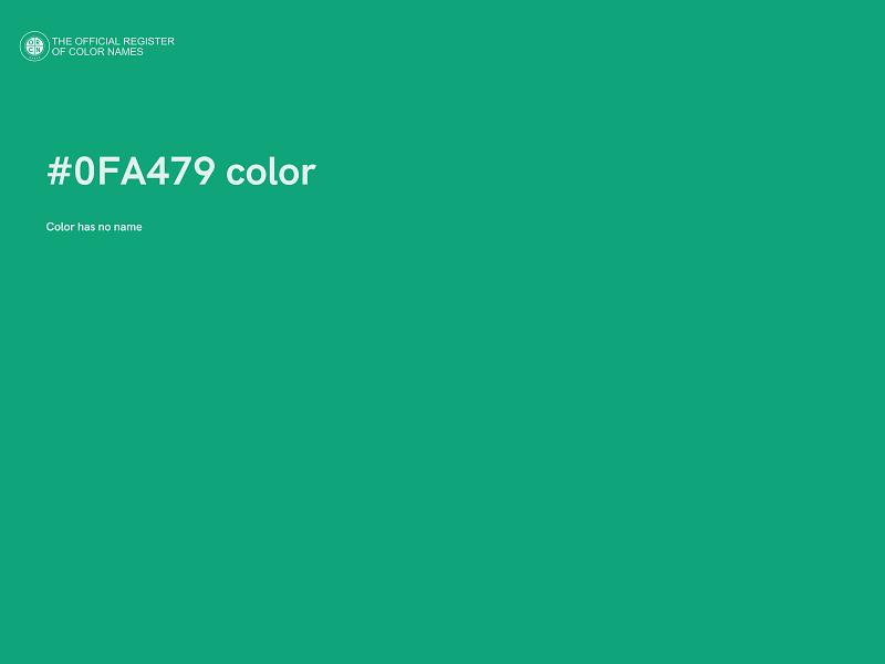 #0FA479 color image